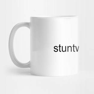 Verified Stuntwoman (Black Text) Mug